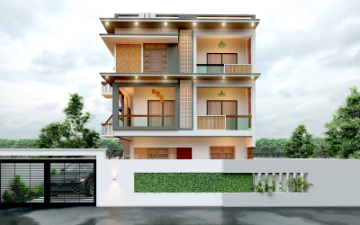 Sajikumar Residence at Sasthamangalam